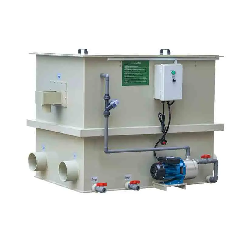 QihangRAS Pm-100 Rotary Drum Filter Aquaculture Ras Water Filter 100t Rotating Drum Filter for Fish Farm