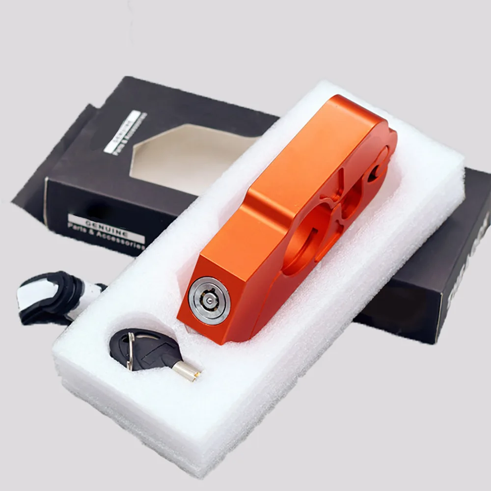 Замок для мотоцикла с ЧПУ, защитный замок для мотоцикла, с защитой от кражи, универсальный замок из алюминиевого сплава для мотоцикла