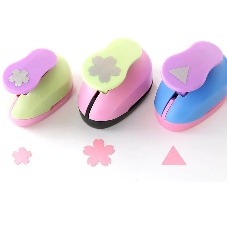 2024 High Quality DIY Different Scrapbook Paper Craft Punch Mini Paper Hole Punchers Case For Student