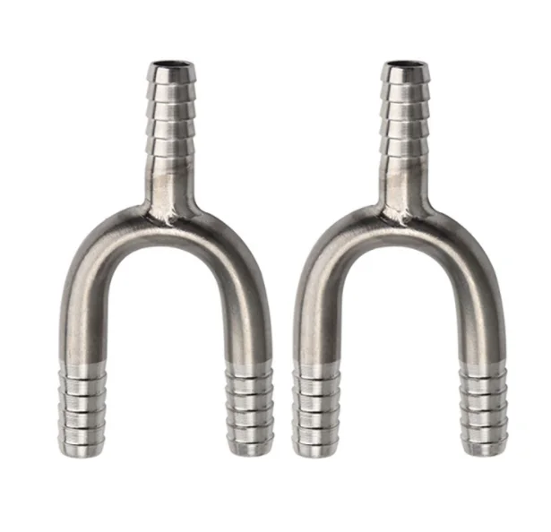 Fully Stocked Stainless Stee pipe fitting 304 Passivate Electro polishing Barb hose elbow U Bend Splicer Fitting