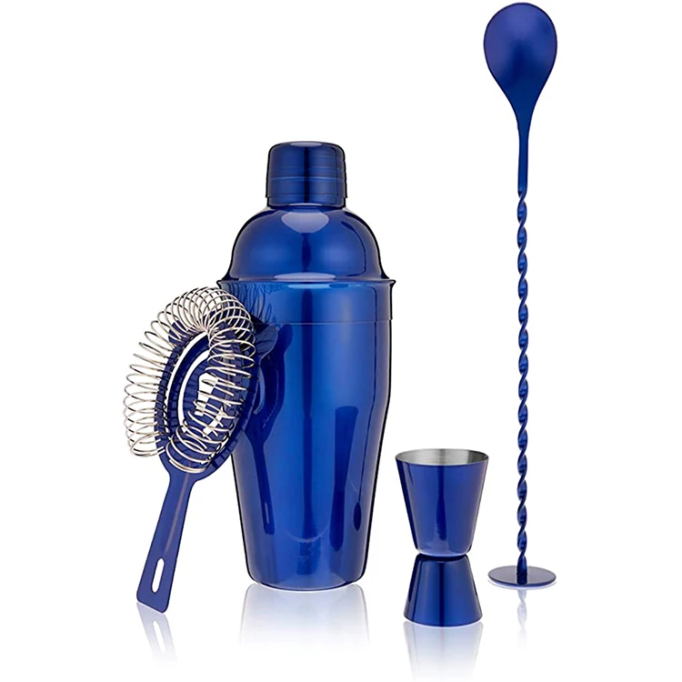 25 унций шейкер Бар Набор Профессиональный нержавеющая сталь бар инструменты мартини миксер