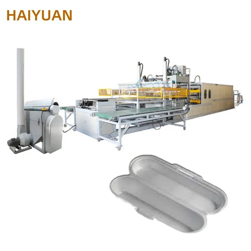 takeaway food container making machine  / PS disposable fast food box machine  / foam tray dishes plates production line