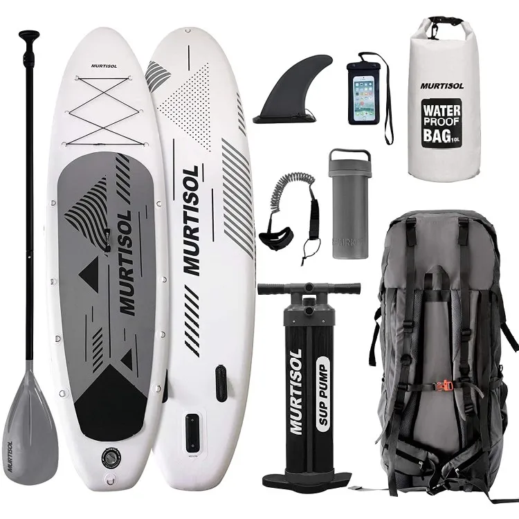 Weihai Talos top quality dropshipping stock paddle board 10ft6 inch all round fishing sup inflatable  stand up paddleboard