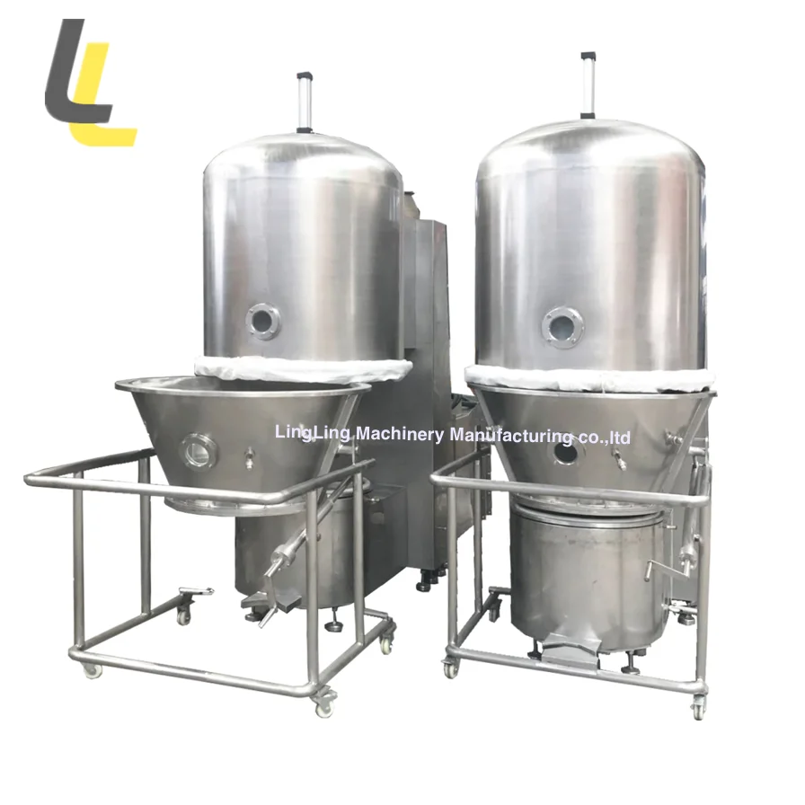 Pharmaceutical GFG Series High efficiency Fluidized bed granulator dryer