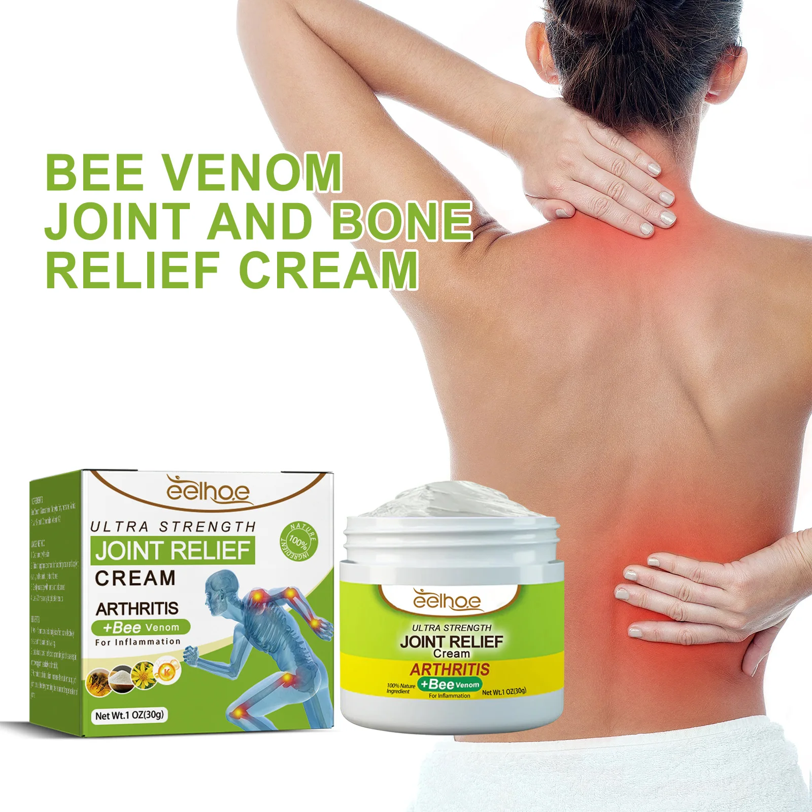 Joint & Muscle Therapy Cream Joint Pain Muscle Pain Muscle Soreness and Swelling Strength Pain Relief Cream