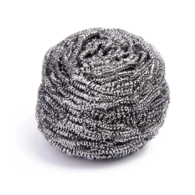 Round Scouring Pads Dishes Cleaning Steel Wool Scrubber Pads Easy Scouring for Tough Kitchen Cleaning Stainless Steel Scrubber