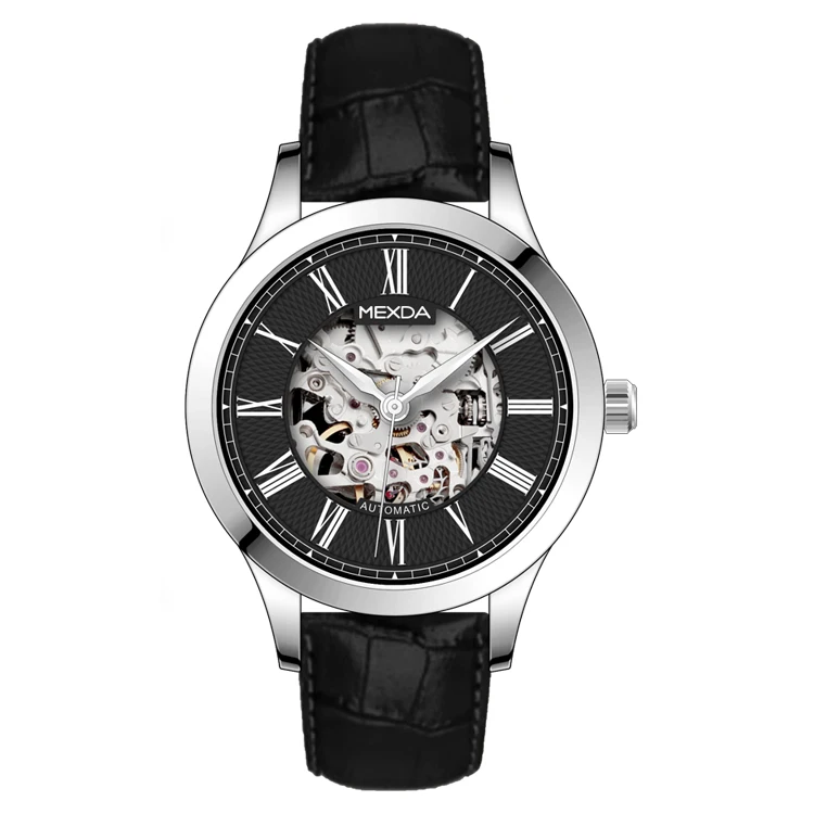 mexda brand Direct factory Mechanical watches diver automatic SKELETON wrist watch