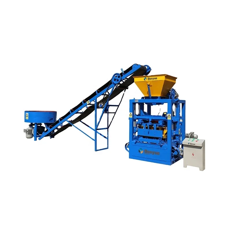 faible niveau sonore QT 4 - 24 Machine semi-automatique de fabrication de briques