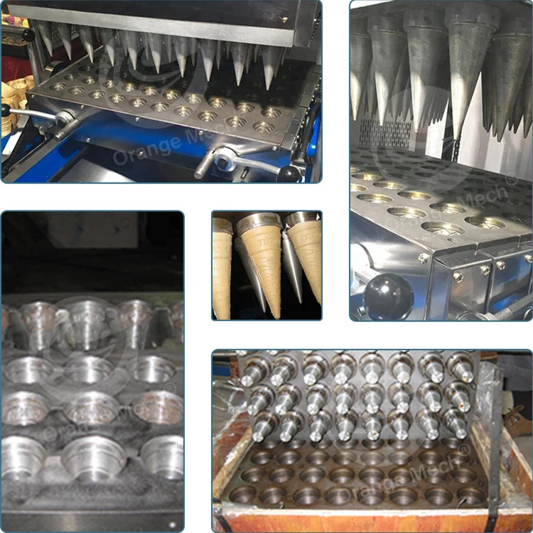 ORME Edible Chocolate Cup Mini Wafer Pizza Softy Cone Make Production Machine in India for Coffee