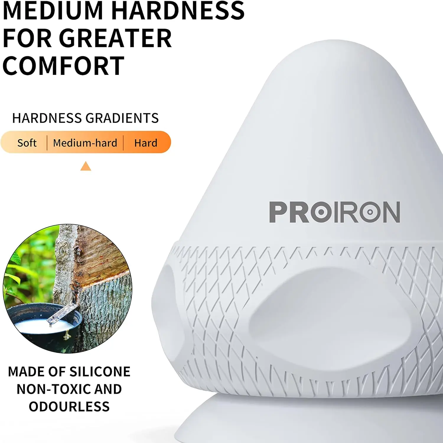 Proiron Hands-Free Massage Ball for Neck, Shoulders, Legs and Back with Skin-Friendly Materials, Safe Muscle Node Massager