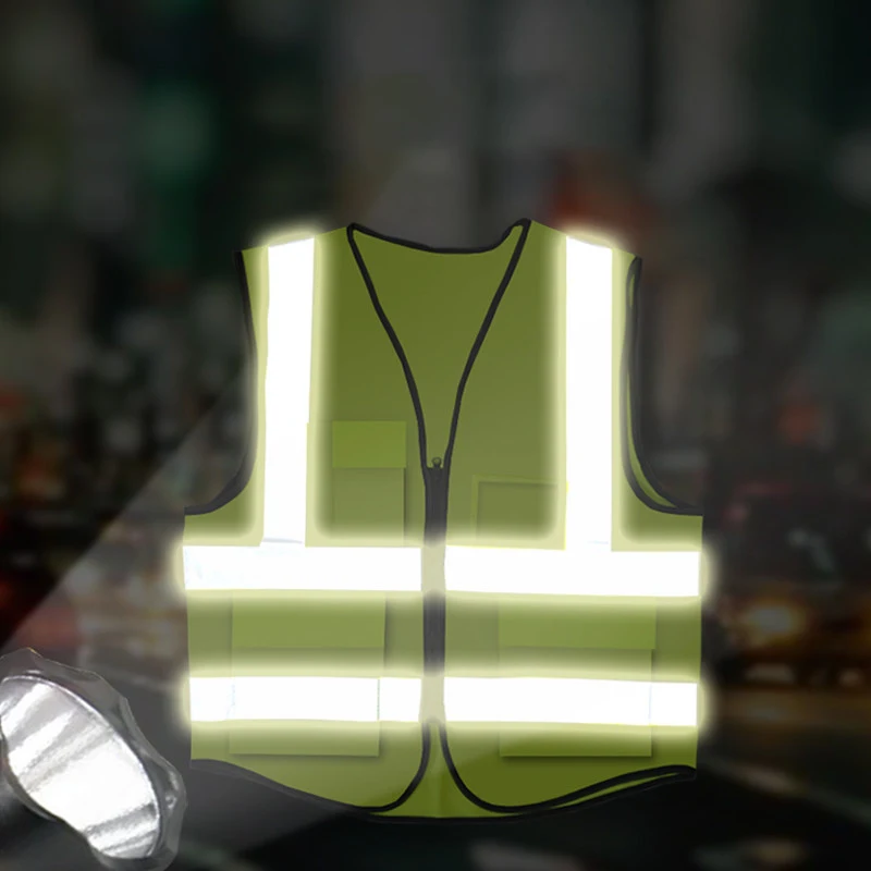 High Quality Motorcycle Reflective Vest Safe Working Clothes Sanitation Workers Clothes For Road Construction