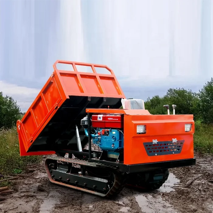 2 Ton 2.5 Ton 3 Ton Mini Palm Farm Transporter Crawler Carrier With Factory Price