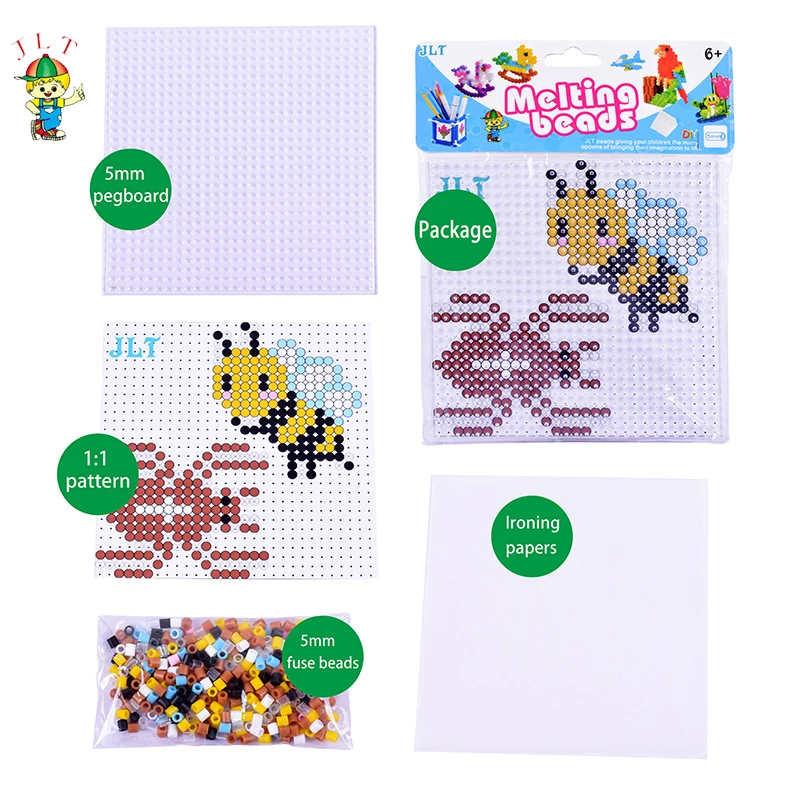 New Style Kids Creative Handmade Craft Toy Gift Fuse Beads Garden Series Perler Beads Toy Kit 5mm Hama Beads Diy Toy