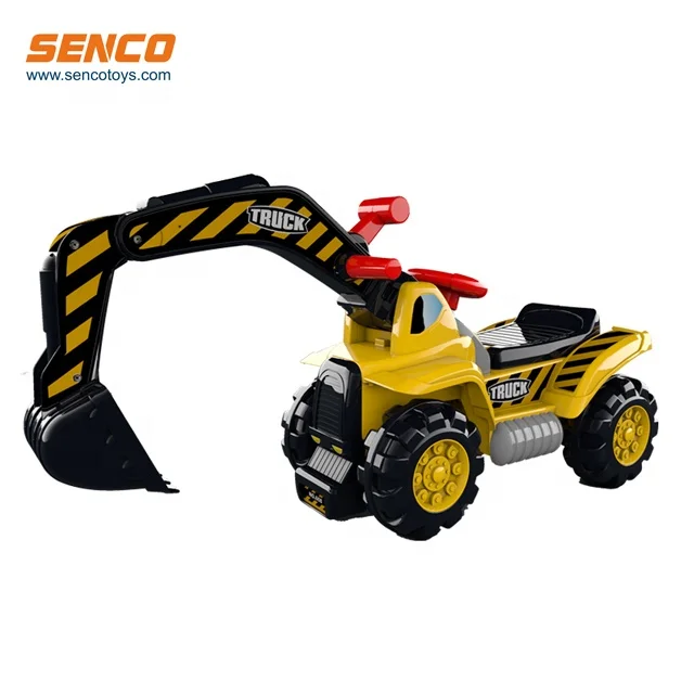 Kids digger friction toy vehicle educational car toy attractive construction ride on car