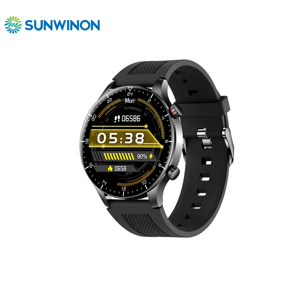 Sunwinon Smart Watch NY19 1.3 Inch Screen Heart Rate Monitor Smart Watch IP67 Waterproof NY19 Smartwatch