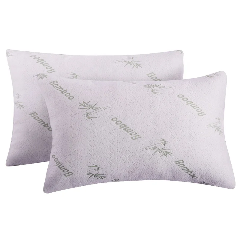 Noiseless Standard Ultra Soft Washable Breathable Cooling Bamboo pillow Cover  Silky Waterproof Pillow Protectors with Zipp