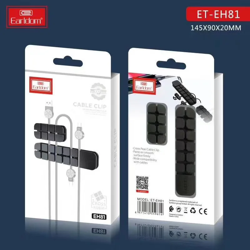 Cable Holder Clips Desktop Cable Organizer Cord Wire Management For USB Charing Cable/Power Cord/Mouse Cable PC Office And Home