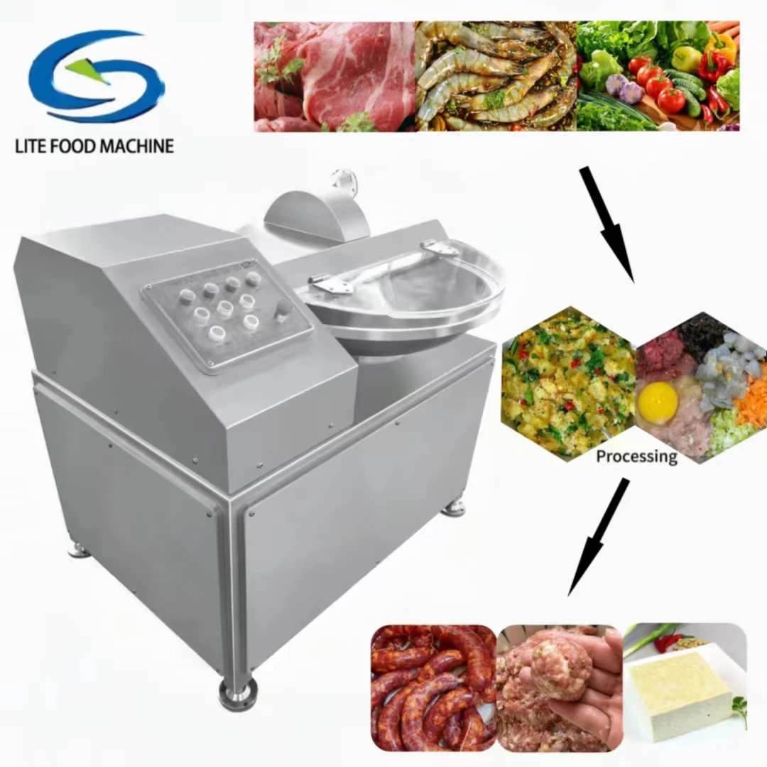 Commercial Automatic Beef And Mutton Chopping Machine Large Cabbage Chopping Machine