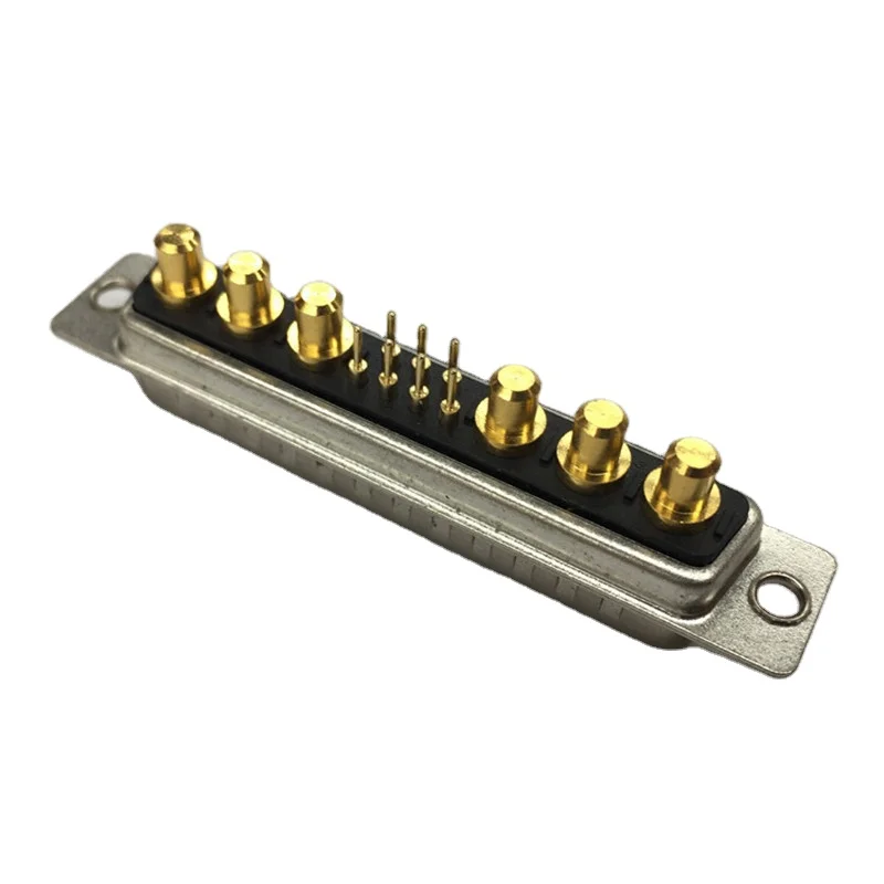 
Customized 13W6 Connector Electrical Rectangular D-SUB Connector Car 2 15 19 Pin Plugs Straight Insert Welding Board Type D 7+6 