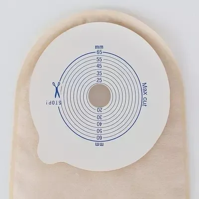 Colostomy Bags Reusable Drainable Opaque Ostomy Bags Durable One Piece Ostomy Pouch