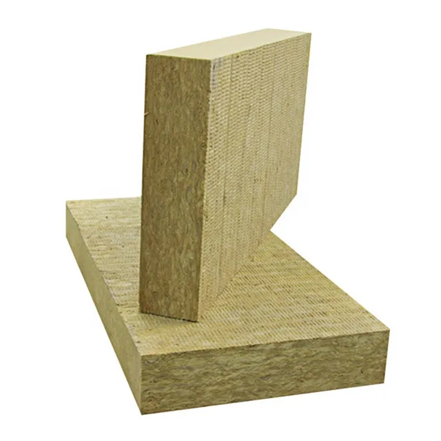 Cheap basalt rock wool board rock wool wired blanket fireproof insulated rock wool factory