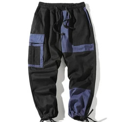New Arrivals Custom Camo Mens Black Baggy Stacked Jagger Pants Multi Pocket Mtb Lower Track Kot Cargo Pants