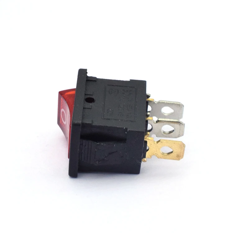 KCD1-102N on off With LED Light Boat Power 3 pin led rocker Switch 6A 250V  10A 125V customizable