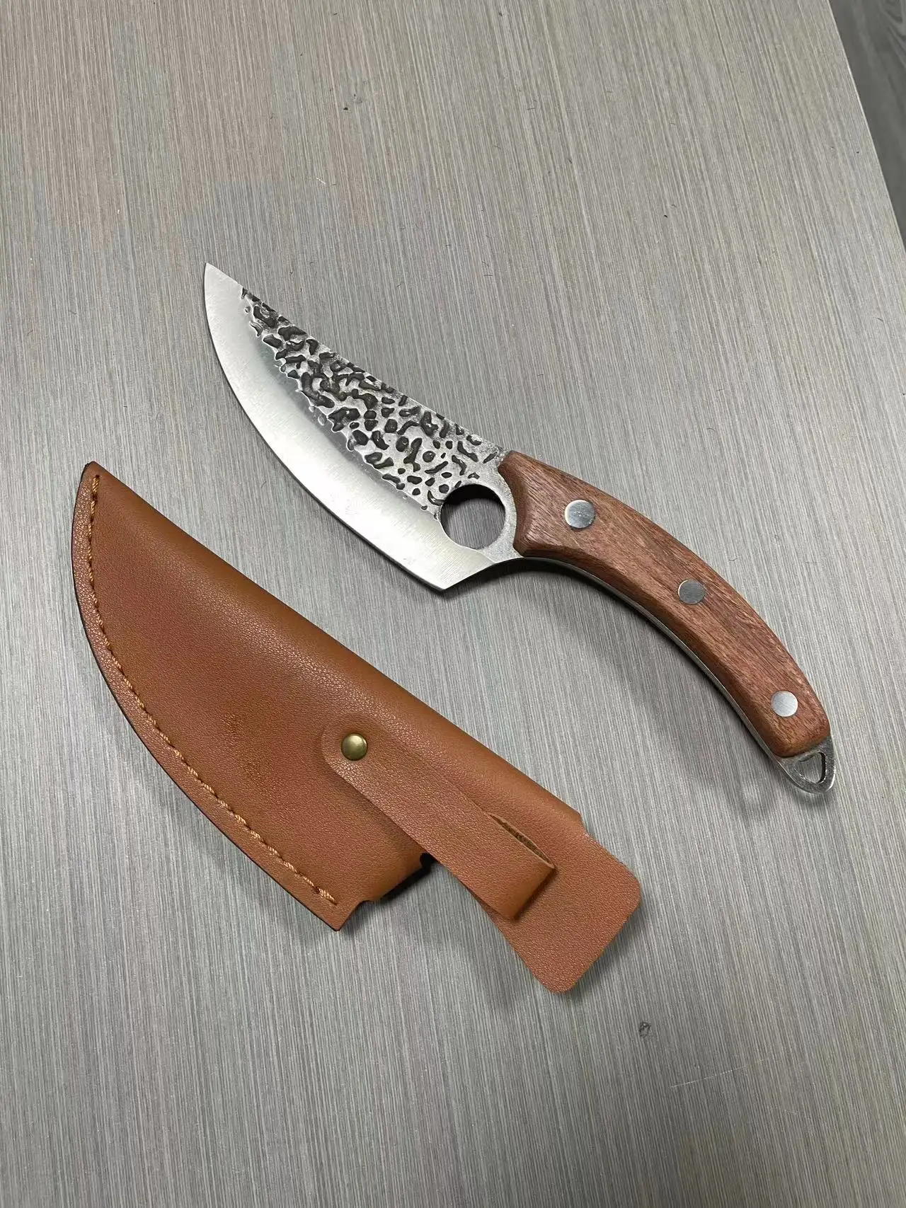 High Carbon Steel Japan  butcher knife set Japanese meat knife for  butcher knife with PU case and gift box package