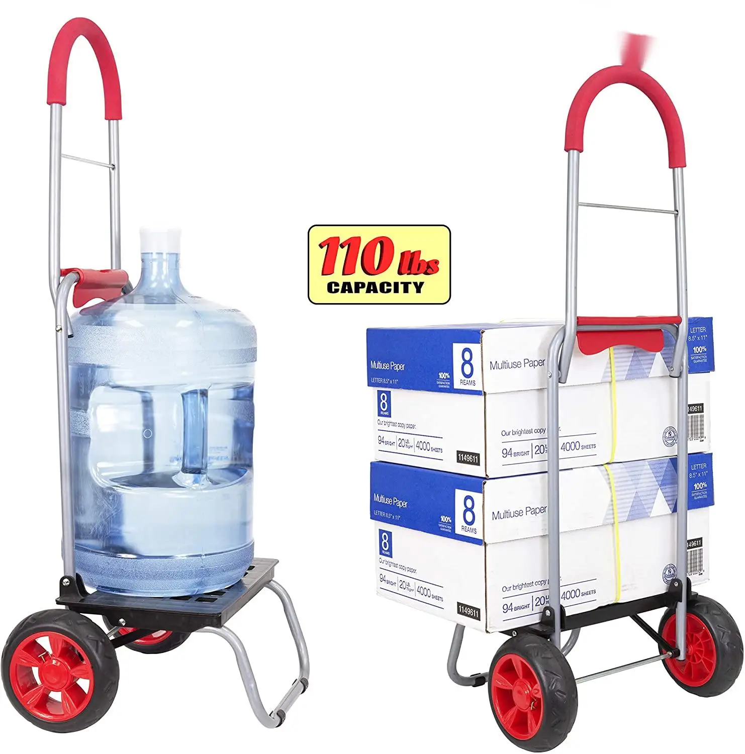 Trolley bag trolley carts Red Cart Economical Strong Supermarket Portable Shopping Bag