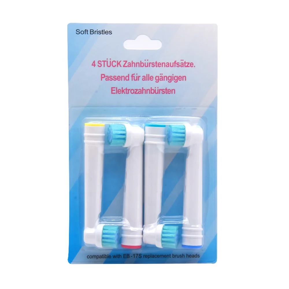 Factory sale soft bristle tooth brush heads for oral brush EB17S-P