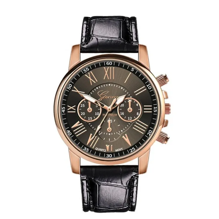 Luxury Men Fashion Leather Quartz Wrist Watches Wholesale MW-289