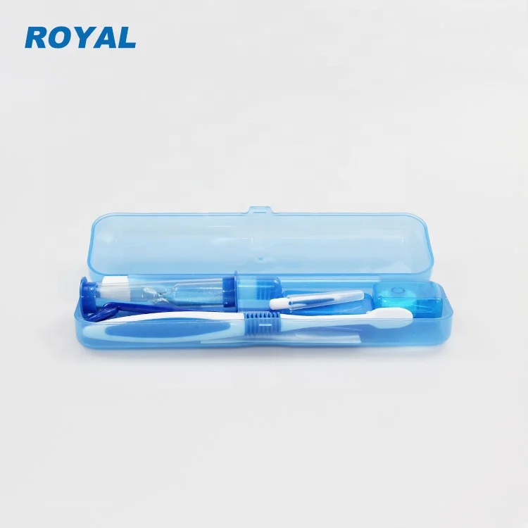 Portable Dental Custom Travel 8-Piece Set Home Oral Care Patient Clean Brushing Hygiene Toothbrush Orthodontics Kit
