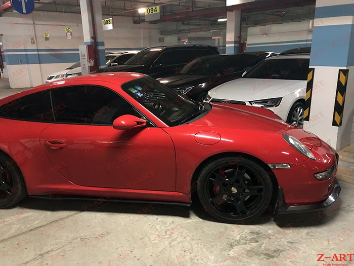  Оригинальный Z-ART RS юбка переднего бампера из углеродного волокна для 911 2005-2009 углеродное волокно ремонт выставочные стенды 997 1 передний
