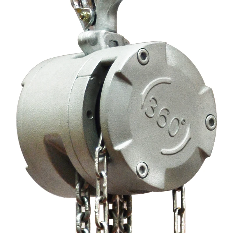 Factory Direct Sale Hand Operated Hoisting Equipment Portable Manual Hoist aluminum alloy Chain Lifter 250kg 500kg