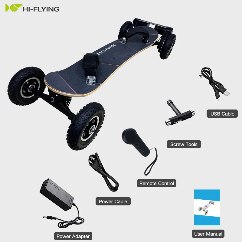 powerful 1650w*2 mountain dual motor electric skateboard electronic off road electric skateboard