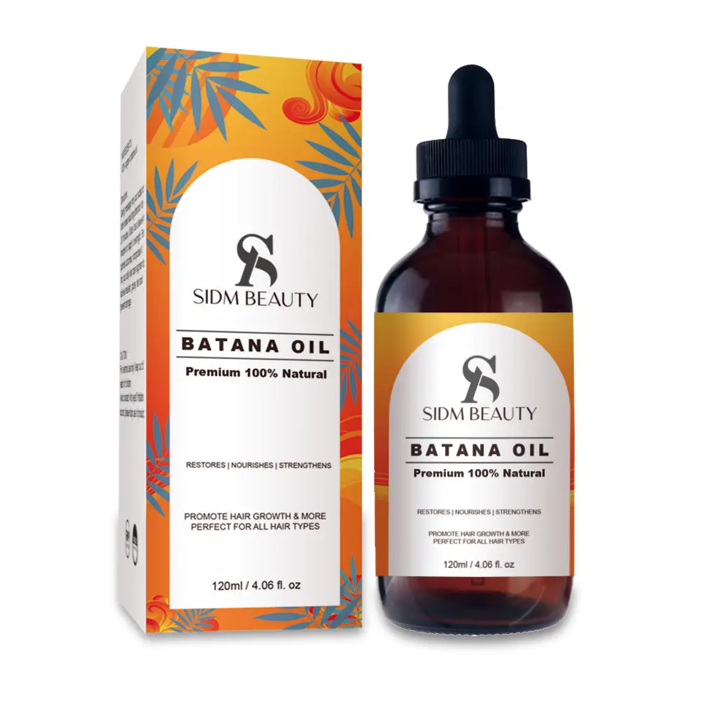 Private Label 100% Natural Batana Oil For Hair Growth Repair Damaged Hair Loss For All Types