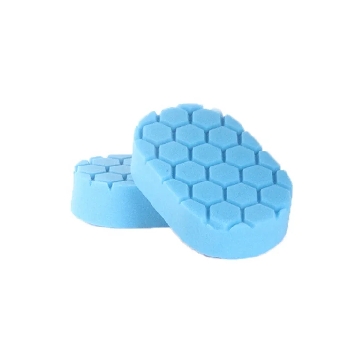 CG hexagon hand buffing sponge applicator car detailing for polishing