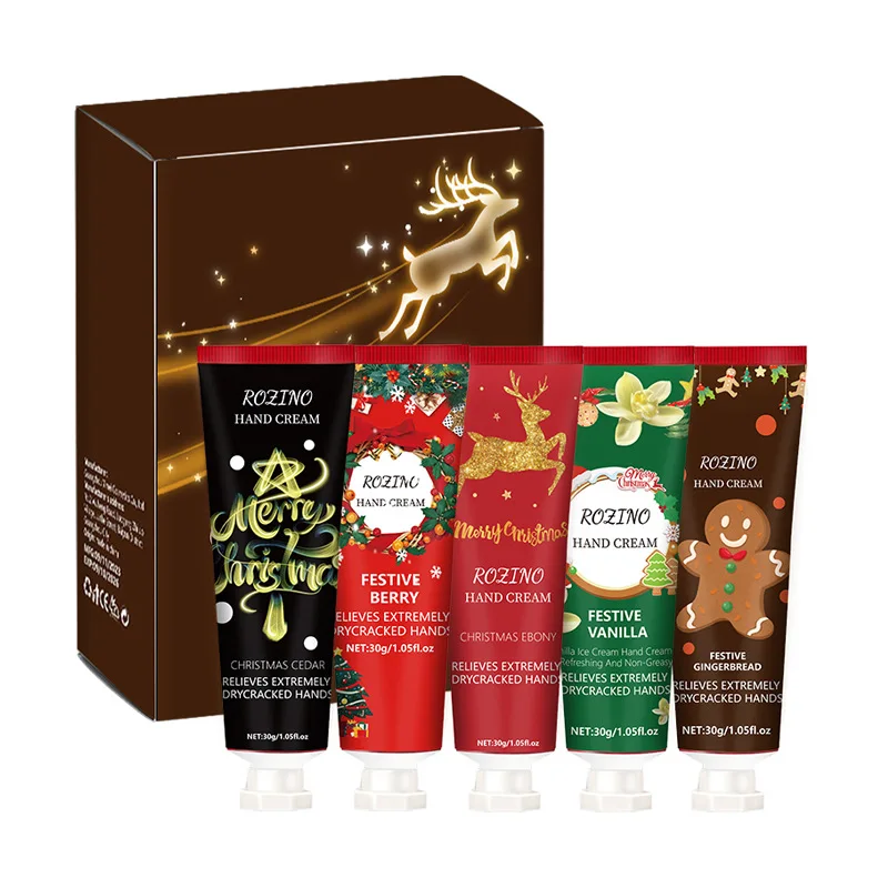 Logo Custom Refreshing Hydrating Hand Cream High Quality Whitening Hand Cream Skin Care Gift Christmas Hand Cream Set