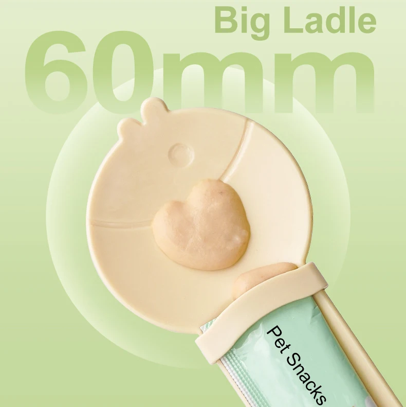 Wholesale Big Size Safe Cat Strip Feeder Fish Shaped Cat Treats Dispenser Pet Food Spoon Portable Cat Strip Squeezer