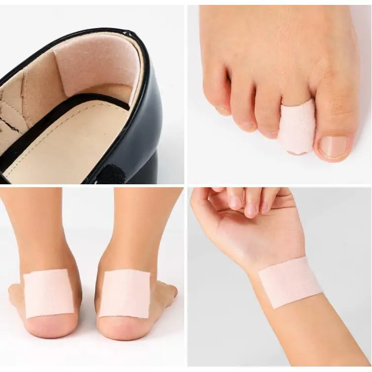 Moleskin for Feet Blisters and Heels, Moleskin Tape Adhesive Flannel Pads Moleskin Patches