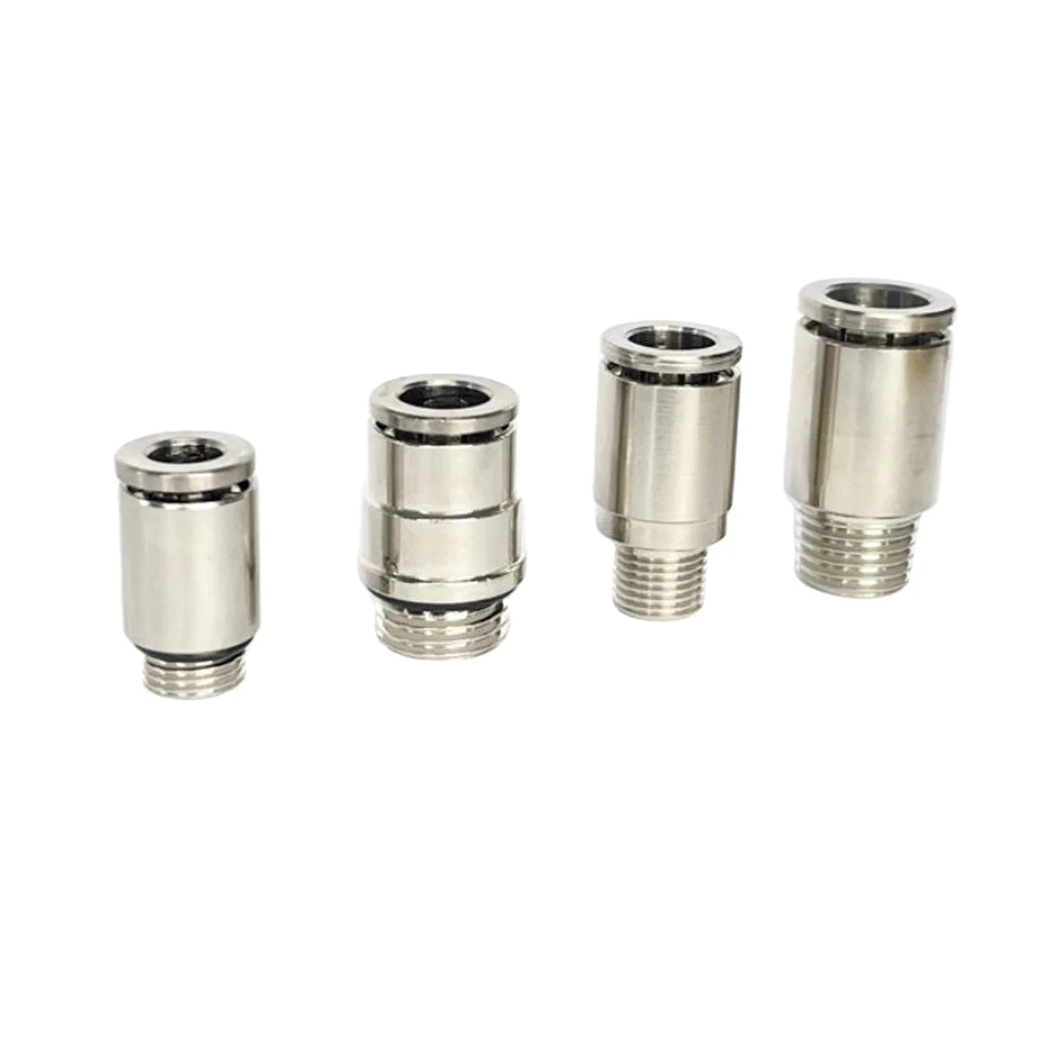 Poc Stainless Steel Pneumatic Quick Connect Threaded Straight Air Fitting