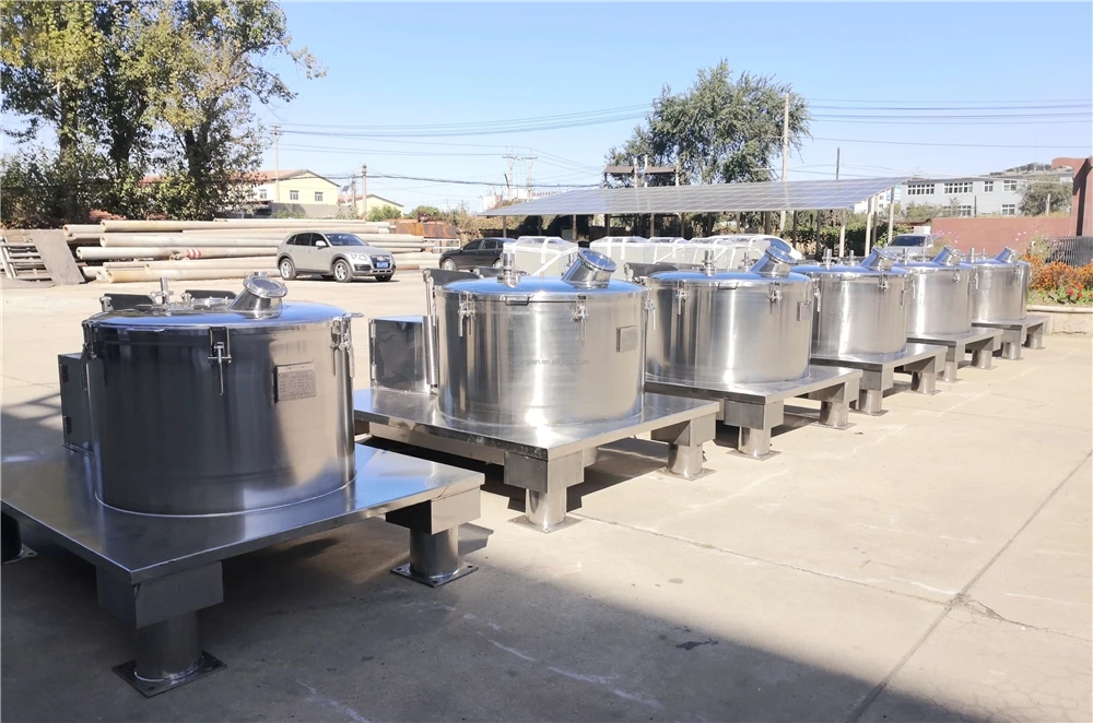 Industrial PS600NC vegetable oil basket salt yeast filter centrifuge for chemicals with CE