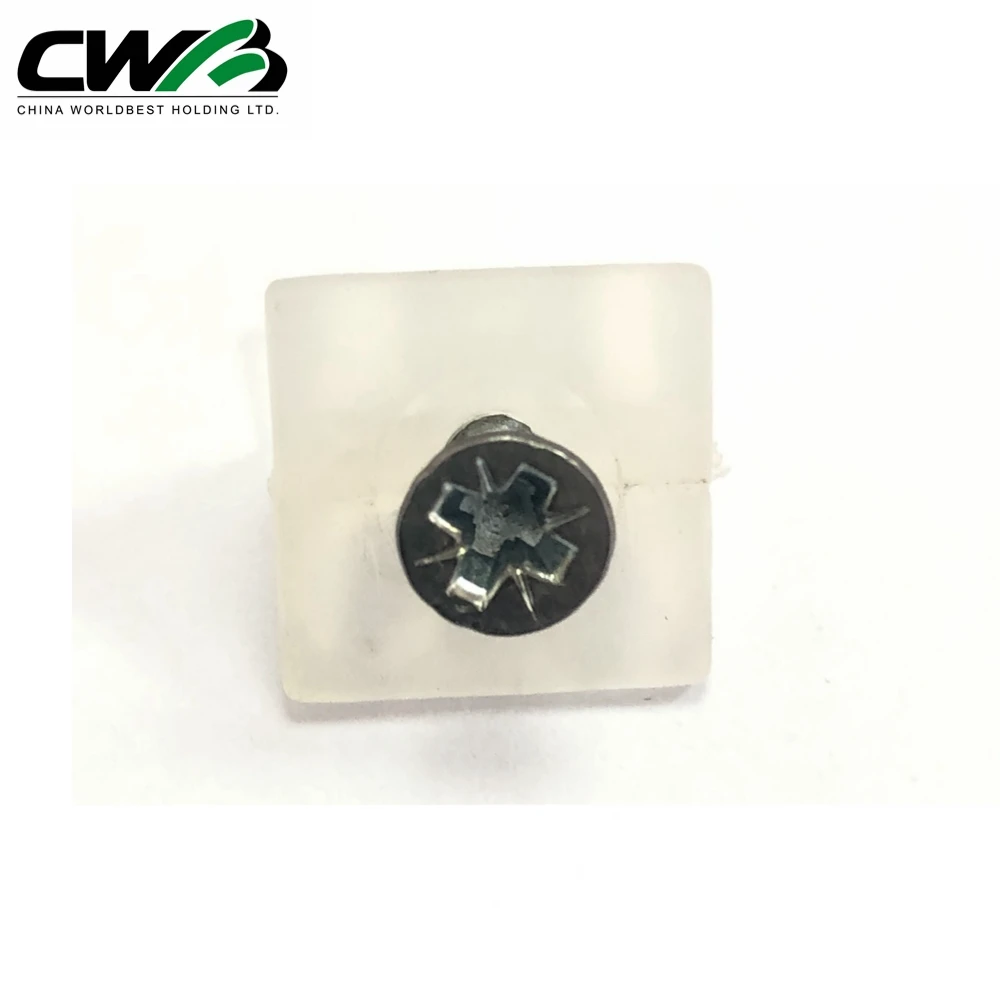 Connector for wood panels Plastic Back Panel Furniture screw Shelf Support Bracket screws