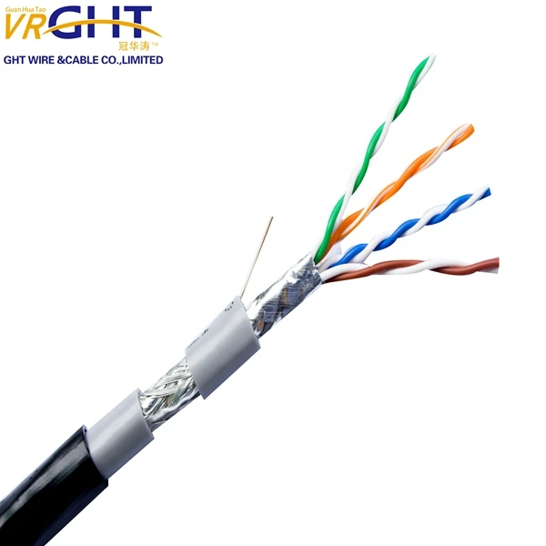 sftp cat5 cable box outdoor cable cat5e cable 305m PE jacket utp/ftp cat6 cat6a cat7