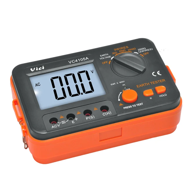Измеритель сопротивления заземления VC4105A с функцией хранения