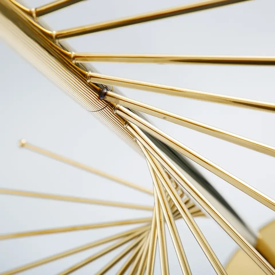 Wholesale Multifunctional round Shelf Creative Scarf Display Rack with Golden Floor Clothing Stand Unique Display Racks