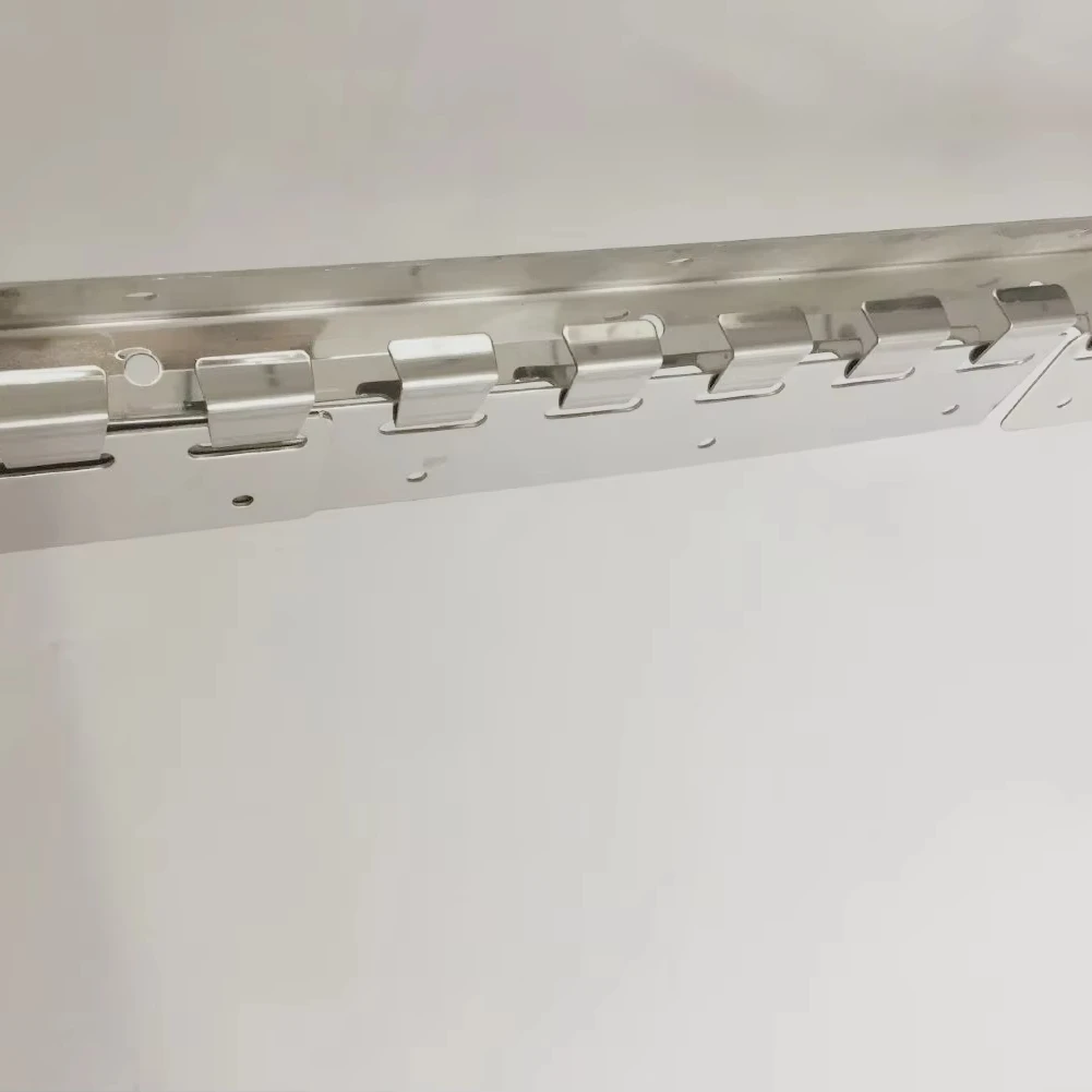 Iron S/S304 Hangers Rail for Industrial Door PVC Soft Strip Curtain Clear Thin Plastic Sheet Use for Blind