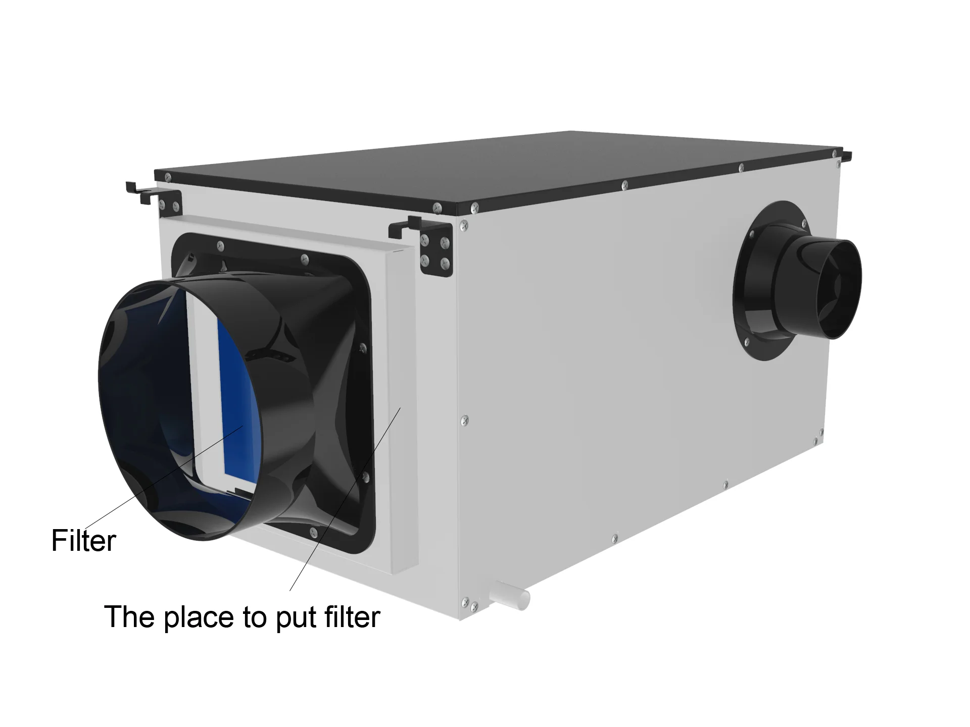 110v 60hz 100 pints commerical dehumidifier for greenhouse