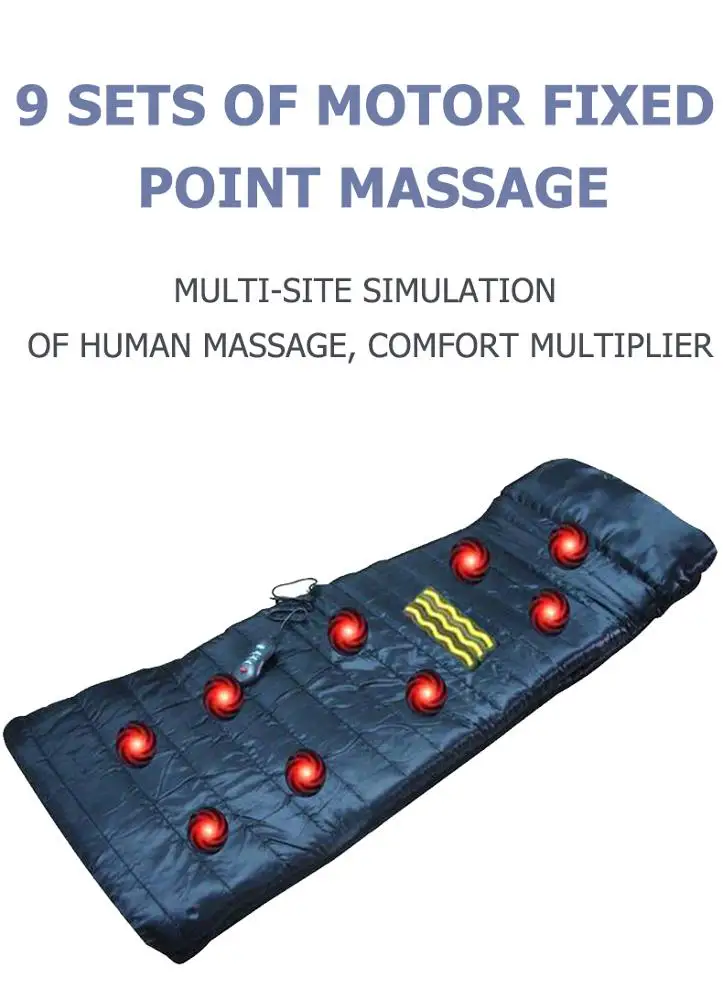 
Amazon Portable Vibrating Shiatsu Heating Body Massage Mattress Massage Bed Mat 
