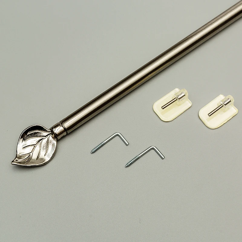 Low Price Cafe Drapery Adjustable Curtain Rod,New Design Decorative Window Rod,Cafe Curtain Rods Set